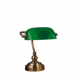 Markslöjd BANKERS, Bronze, Vert, Verre, Métal, Home office, Salon, Bureau, BANKERS, Noir, IP20