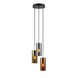 Markslöjd STORM, 3 ampoule(s), E27, IP20, Noir