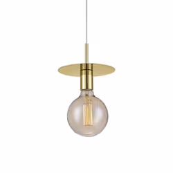 Markslöjd Disc, 1 ampoule(s), E27, IP20, Laiton