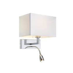 Markslöjd SAVOY Chrome, Blanc Adapté à une utilisation à l'intérieur E27