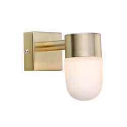 Markslöjd MENTON, Surface, 1 ampoule(s), G9, IP44, Laiton, Blanc
