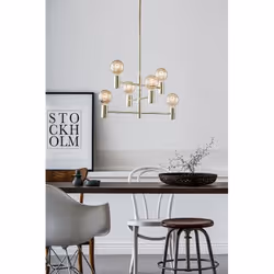 Markslöjd Capital éclairage de plafond Laiton E27