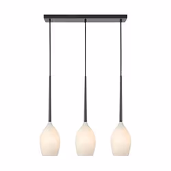Markslöjd 106808, 3 ampoule(s), E14, IP20, Noir, Blanc
