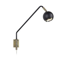 Markslöjd 106873 éclairage mural Noir, Laiton Adapté à une utilisation à l'intérieur GU10
