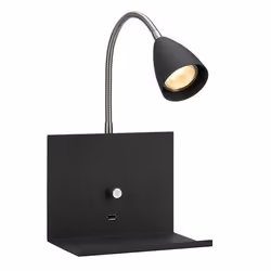 Markslöjd Logi, Surface, GU10, IP20, Noir