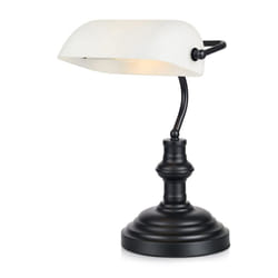 Markslöjd Bankers lampe de table E14 Noir, Blanc