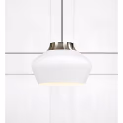 Markslöjd KOM éclairage de plafond Acier inoxydable, Blanc E27