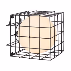 Markslöjd Cage, Surface, 1 ampoule(s), E14, IP20, Noir, Blanc