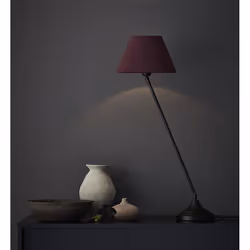 Markslöjd GARDA lampe de table E27 Noir, Bordeaux