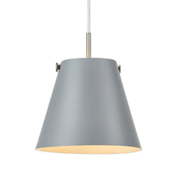 Markslöjd Tribe éclairage en suspension Support flexible E27 Gris, Acier inoxydable
