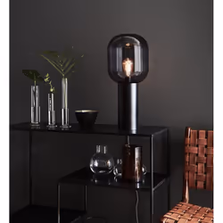 Markslöjd BROOKLYN lampe de table E27 60 W Noir