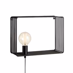 Markslöjd Shelf, Surface, Rectangle, 1 ampoule(s), E27, IP20, Noir