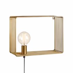 Markslöjd Shelf, Surface, Rectangle, 1 ampoule(s), E27, IP20, Or