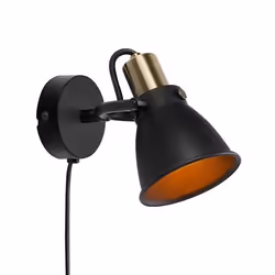 Markslöjd Alton, Surface, 1 ampoule(s), E14, IP20, Noir
