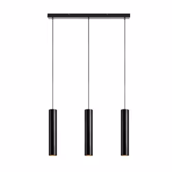 Markslöjd Ruben, 3 ampoule(s), GU10, IP20, Noir