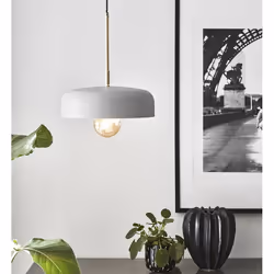Markslöjd CAEN éclairage de plafond Laiton, Gris E27