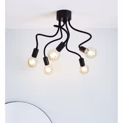 Markslöjd Medusa éclairage de plafond Noir E27