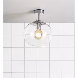 Markslöjd Amy éclairage de plafond Chrome, Transparent E27