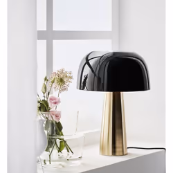 Markslöjd Blanca lampe de table E14 LED Noir, Bronze