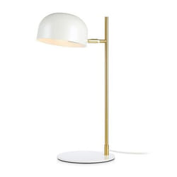 Markslöjd Pose lampe de table E14 Laiton, Blanc