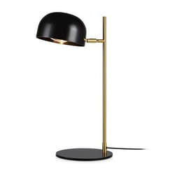 Markslöjd Pose lampe de table E14 LED Noir, Laiton