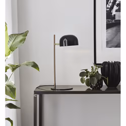 Markslöjd Pose lampe de table E14 LED Noir, Laiton