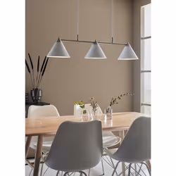 Markslöjd KLINT éclairage en suspension Surface E14 LED Acier, Blanc