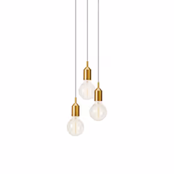 Markslöjd BRONX, Support flexible, Bronze, Transparent, Métal, Verre, Rond