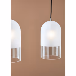 Markslöjd COPE éclairage en suspension Support flexible E14 18 W LED Transparent, Blanc