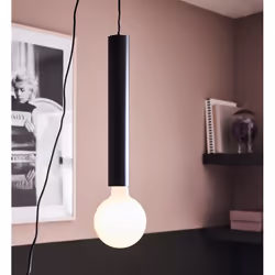 Markslöjd 108260, 1 ampoule(s), LED, E27, IP20, Noir