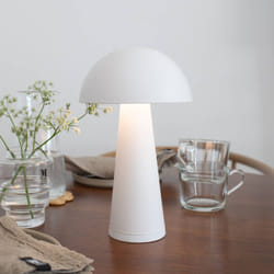 Lampe de table - Markslöjd - Fungi - LED 15W - Rechargeable USB - IP44 Blanc