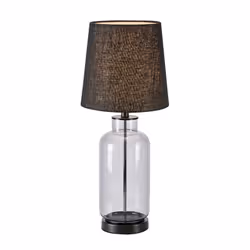 Markslöjd Costero, Noir, Transparent, Verre, Jute, IP20, II, E14, 1 ampoule(s)