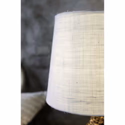 Markslöjd Paglia lampe de table E27 40 W LED Naturel, Blanc