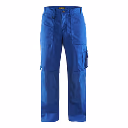 Blakläder 157018608500, Pantalons, Homme, Bleu, C62, Bouton de vêtement, Fermeture à glissière, Coton, Polyester
