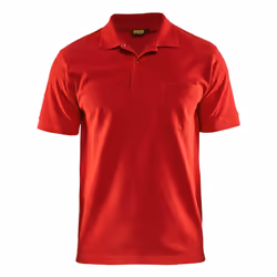 Blakläder 330510355600, T-shirt polo, Adulte, Mâle, Rouge, Monochromatique, L
