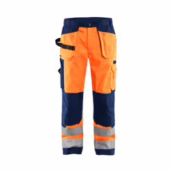 Blakläder 153318605389, Pantalons, Homme, Marine, Orange, Fermeture à glissière, Coton, Polyester, 300 g/m²