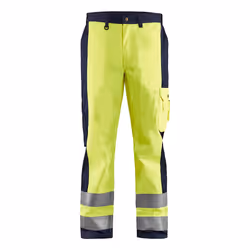 Blakläder 158318603389, Pantalons, Homme, Bleu, Jaune, C56, Bouton de vêtement, Fermeture par volet, Coton, Polyester