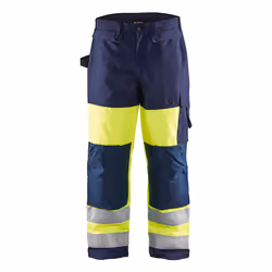 Blakläder 188319973389C56, Pantalons, Homme, Noir, Marine, Jaune, Fermeture à glissière, Polyester, 4000 g/m²