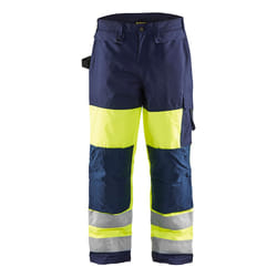 Blakläder 188319973389C50 Pantalons Noir, Marine, Jaune