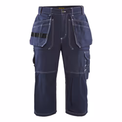 Blakläder 15401370, Shorts, Homme, Bleu, Marine, C46, Bouton de vêtement, Fermeture à glissière, Coton