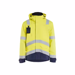 Blakläder 48371977, Veste, Marine, Jaune, M, Fermeture à glissière, Polyester, 200 g/m²
