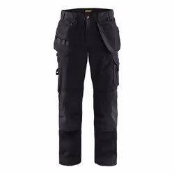 Blakläder 153018609900, Pantalons, Homme, Noir, D92, Bouton de vêtement, Fermeture à glissière, Coton, Polyester