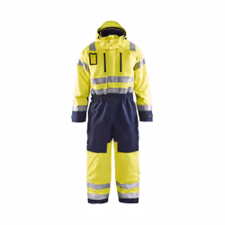 Blakläder 676319773389C62, Uniforme, Homme, Bleu, Marine, Jaune, Fermeture à glissière, Polyester, 200 g/m²
