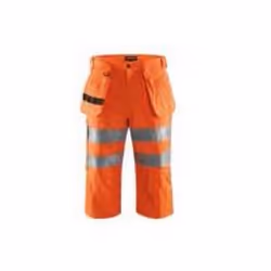 Blakläder 153918045300, Shorts, Homme, Orange, Bouton de vêtement, Fermeture à glissière, Polyester, Coton, 300 g/m²