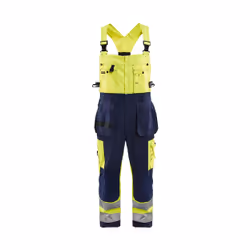 Blakläder 260318603389, Combinaison, Unisexe, Marine, Jaune, Fermeture à glissière, Coton, Polyester, 300 g/m²