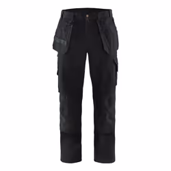 Blakläder 153013109900, Pantalons, Homme, Noir, C60, Fermeture d'anneau d'arrimage, Fermeture à glissière, Coton