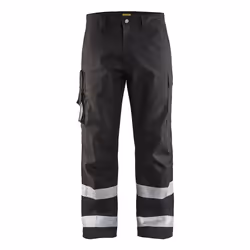 Blakläder 145118119900C156, Pantalons, Homme, Noir, Bouton de vêtement, Fermeture à glissière, Coton, Polyester, 240 g/m²
