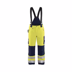 Blakläder Pantalon Hiver Haute-visibilité, Pantalons, Homme, Marine, Jaune, C56, Crochet et fermeture de boucle, Fermeture à  ...