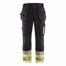 Blakläder 152918609933, Pantalons, Noir, Jaune, Fermeture à glissière, Coton, Polyester, 300 g/m², 35%