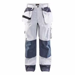 Blakläder 150318601094, Pantalons, Homme, Gris, Blanc, C52, 8 pochettes, Bouton de vêtement, Fermeture à glissière